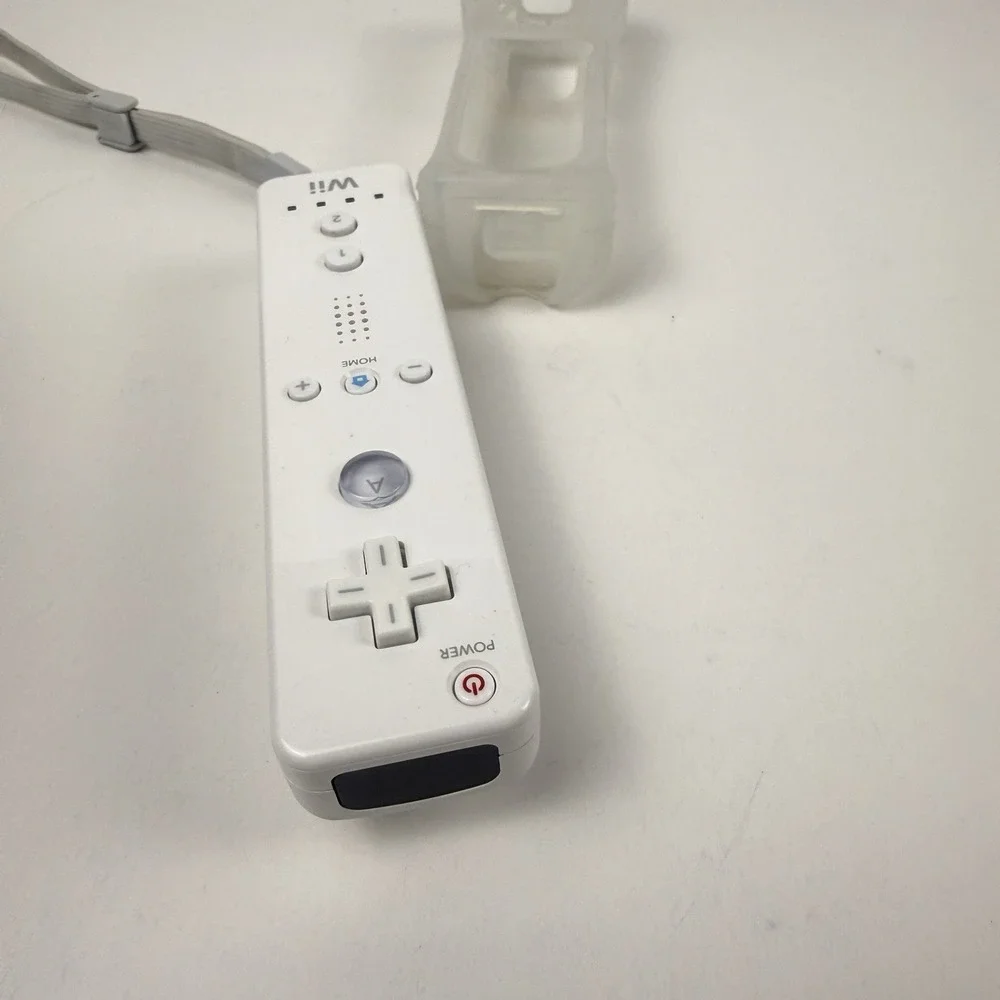 Nintendo Wii Remote Controller RVL-003 OEM Genuine W/ Sleeve Tested Working